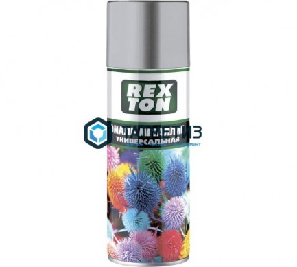 Краска аэроз. REXTON унив.  МЕТАЛЛИК ХРОМ  520 мл. -  магазин крепежа «ТАТМЕТИЗ»