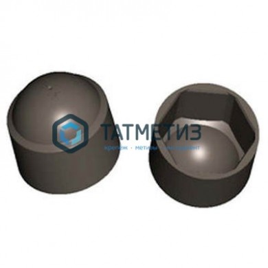 Колпачок для болтов и гаек М16/ S24, ЧЕРНЫЙ |  «ТАТМЕТИЗ» Колпачок для болтов и гаек М16/ S24, ЧЕРНЫЙ -  магазин крепежа «ТАТМЕТИЗ»