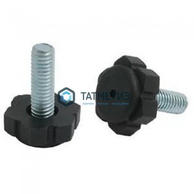 Опора резьбовая регулируемая D25, М8 х 30 мм |  «ТАТМЕТИЗ» Опора резьбовая регулируемая D25, М8 х 30 мм -  магазин крепежа «ТАТМЕТИЗ»