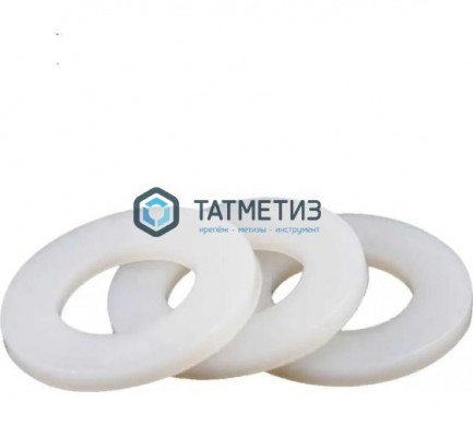 Шайба полиамидная DIN 125  М 5 (без фаски)(5,3 x10 x1) (1000 шт.) |  «ТАТМЕТИЗ» Шайба полиамидная DIN 125  М 5 (без фаски)(5,3 x10 x1) (1000 шт.) -  магазин крепежа «ТАТМЕТИЗ»