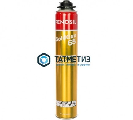 Пена монтажная проф PENOSIL GOLD GUN 65 870 мл |  «ТАТМЕТИЗ» Пена монтажная проф PENOSIL GOLD GUN 65 870 мл -  магазин крепежа «ТАТМЕТИЗ»