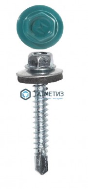 Саморез окраш.кров. 4,8х35 /5021/ DAXMER MS (10х250) |  «ТАТМЕТИЗ» Саморез окраш.кров. 4,8х35 /5021/ DAXMER MS (10х250) -  магазин крепежа «ТАТМЕТИЗ»