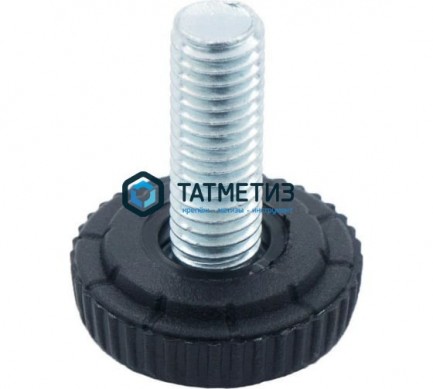 Опора резьбовая регулируемая D25, М8 х 25 мм |  «ТАТМЕТИЗ» Опора резьбовая регулируемая D25, М8 х 25 мм -  магазин крепежа «ТАТМЕТИЗ»