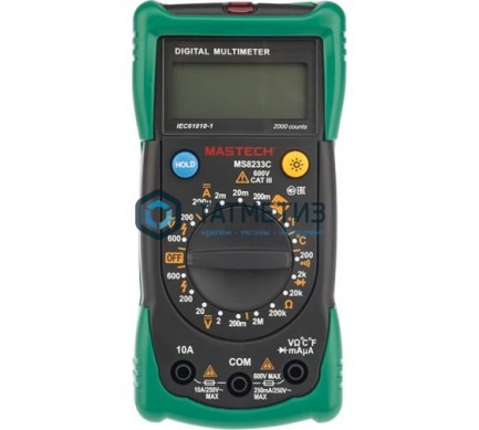 Мультиметр универсальный МS8233C MASTECH |  «ТАТМЕТИЗ» Мультиметр универсальный МS8233C MASTECH -  магазин крепежа «ТАТМЕТИЗ»