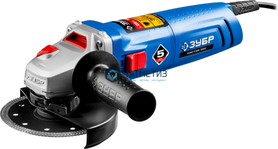 УШМ ЗУБР 125 мм, 1000 Вт, серия Профессионал |  «ТАТМЕТИЗ» УШМ ЗУБР 125 мм, 1000 Вт, серия Профессионал -  магазин крепежа «ТАТМЕТИЗ»