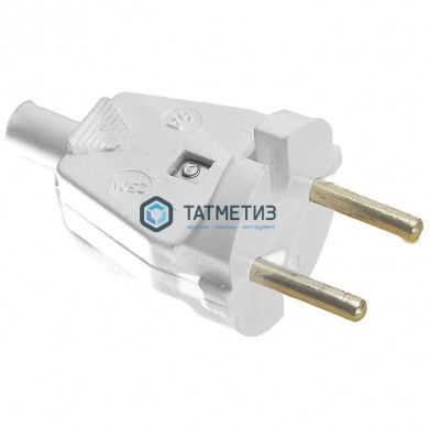 Эл.вилка б/з 6А 250В IP20 бел. с кембр. БЕЛТИЗ В6-001 |  «ТАТМЕТИЗ» Эл.вилка б/з 6А 250В IP20 бел. с кембр. БЕЛТИЗ В6-001 -  магазин крепежа «ТАТМЕТИЗ»