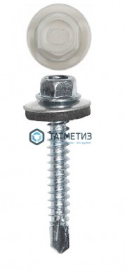 Саморез окраш.кров. 4,8х35 /9002/ DAXMER MS (10х250) |  «ТАТМЕТИЗ» Саморез окраш.кров. 4,8х35 /9002/ DAXMER MS (10х250) -  магазин крепежа «ТАТМЕТИЗ»