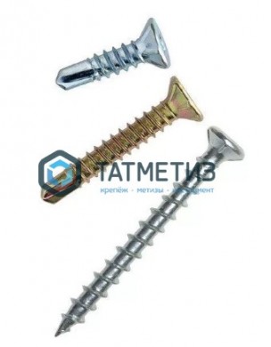 Саморезы оконные 3,9х19 сверло цинк  (18 000 шт/уп) МС |  «ТАТМЕТИЗ» Саморезы оконные 3,9х19 сверло цинк  (18 000 шт/уп) МС -  магазин крепежа «ТАТМЕТИЗ»