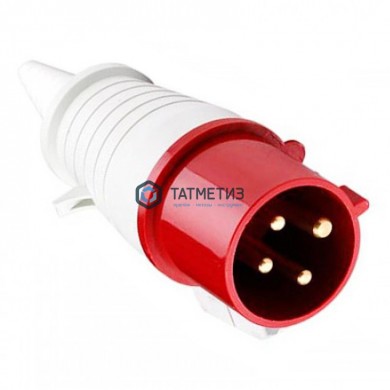 Эл.вилка кабельная 380В, 32А 3P+PE IP44 ССИ-024 ИЭК PSR02-032-4 |  «ТАТМЕТИЗ» Эл.вилка кабельная 380В, 32А 3P+PE IP44 ССИ-024 ИЭК PSR02-032-4 -  магазин крепежа «ТАТМЕТИЗ»