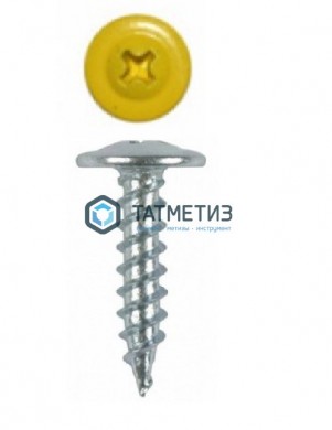 Саморез п/ш остр. 4,2x19  RAL 1018  (1000 шт/уп) |  «ТАТМЕТИЗ» Саморез п/ш остр. 4,2x19  RAL 1018  (1000 шт/уп) -  магазин крепежа «ТАТМЕТИЗ»