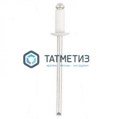 Заклепки ZK ал/ст 3,2x 8 RAL 9003 (1000 шт/уп)  ТК |  «ТАТМЕТИЗ» Заклепки ZK ал/ст 3,2x 8 RAL 9003 (1000 шт/уп)  ТК -  магазин крепежа «ТАТМЕТИЗ»