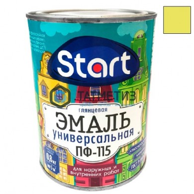 Эмаль ПФ-115  ЖЕЛТАЯ  0,8 кг-. /14 СТАРТ |  «ТАТМЕТИЗ» Эмаль ПФ-115  ЖЕЛТАЯ  0,8 кг-. /14 СТАРТ -  магазин крепежа «ТАТМЕТИЗ»