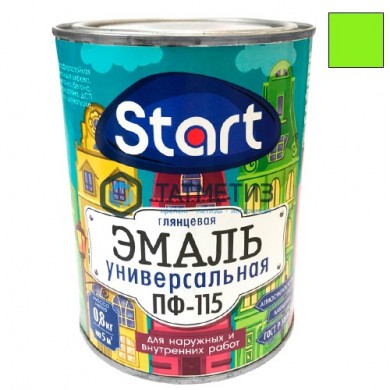 Эмаль ПФ-115  САЛАТНАЯ  0,8 кг-. /14 СТАРТ |  «ТАТМЕТИЗ» Эмаль ПФ-115  САЛАТНАЯ  0,8 кг-. /14 СТАРТ -  магазин крепежа «ТАТМЕТИЗ»