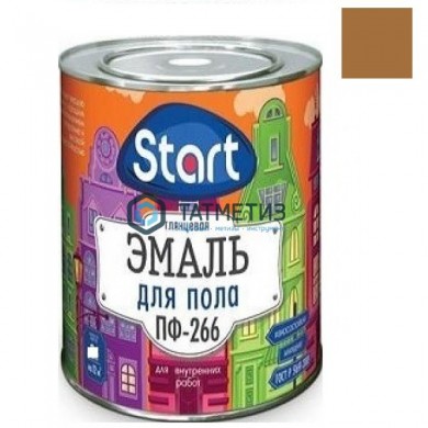 Эмаль ПФ-266  СТАРТ  ЗОЛОТИСТО-КОРИЧНЕВАЯ  0,8 кг-. /14 |  «ТАТМЕТИЗ» Эмаль ПФ-266  СТАРТ  ЗОЛОТИСТО-КОРИЧНЕВАЯ  0,8 кг-. /14 -  магазин крепежа «ТАТМЕТИЗ»