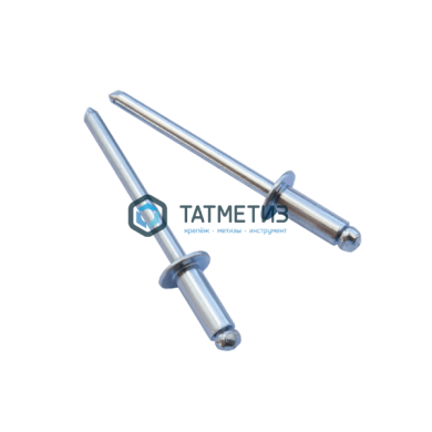 Заклепки ZKST  ст/ст 6,4x12  (250 шт/уп)  DAXMER |  «ТАТМЕТИЗ» Заклепки ZKST  ст/ст 6,4x12  (250 шт/уп)  DAXMER -  магазин крепежа «ТАТМЕТИЗ»