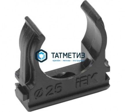 Клипса трубная 25  (100 шт/уп) IEK |  «ТАТМЕТИЗ» Клипса трубная 25  (100 шт/уп) IEK -  магазин крепежа «ТАТМЕТИЗ»