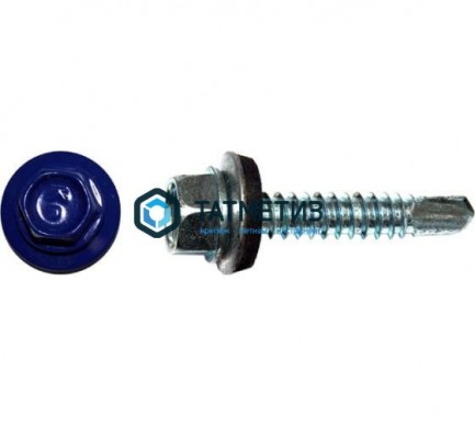 Саморез окраш.кров. 5,5х19 /5002/  (250 шт/уп)  МК -  магазин крепежа «ТАТМЕТИЗ»