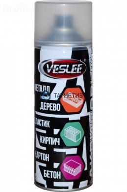 Краска аэроз. VESLEE  ЛАК  глянцевый 520 мл. |  «ТАТМЕТИЗ» Краска аэроз. VESLEE  ЛАК  глянцевый 520 мл. -  магазин крепежа «ТАТМЕТИЗ»