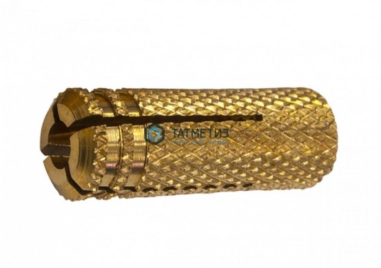 Цанга латунная M8 (100 шт/уп) F / КК |  «ТАТМЕТИЗ» Цанга латунная M8 (100 шт/уп) F / КК -  магазин крепежа «ТАТМЕТИЗ»