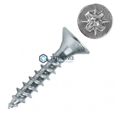 Шурупы унив. 2,5х25  (1000 шт/уп) ТК БЕЛЫЙ ЦИНК |  «ТАТМЕТИЗ» Шурупы унив. 2,5х25  (1000 шт/уп) ТК БЕЛЫЙ ЦИНК -  магазин крепежа «ТАТМЕТИЗ»