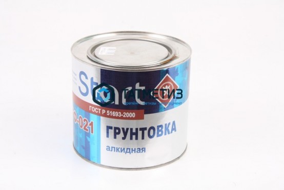 Грунт ГФ-021  СЕРЫЙ  0,8 кг-, СТАРТ /14 |  «ТАТМЕТИЗ» Грунт ГФ-021  СЕРЫЙ  0,8 кг-, СТАРТ /14 -  магазин крепежа «ТАТМЕТИЗ»