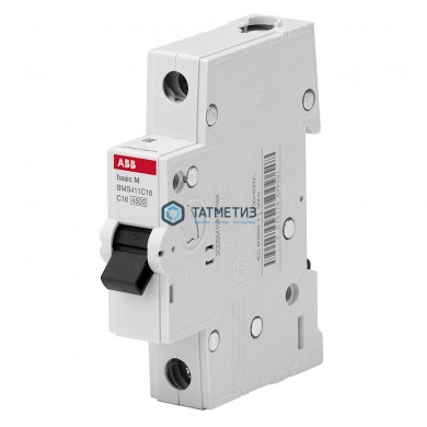 Выключатель авт. мод. 1п С 16А 4.5кА Basic M BMS411C16 ABB 2CDS641041R0164 |  «ТАТМЕТИЗ» Выключатель авт. мод. 1п С 16А 4.5кА Basic M BMS411C16 ABB 2CDS641041R0164 -  магазин крепежа «ТАТМЕТИЗ»