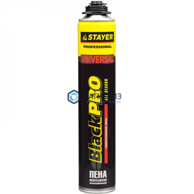 Монтажная пена STAYER 65, адаптер, всесезонная, 750мл |  «ТАТМЕТИЗ» Монтажная пена STAYER 65, адаптер, всесезонная, 750мл -  магазин крепежа «ТАТМЕТИЗ»