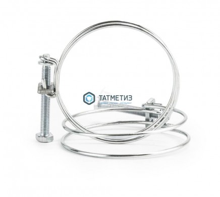 Хомут проволочный, цинк,  57 мм (2 1/4") (20 шт) |  «ТАТМЕТИЗ» Хомут проволочный, цинк,  57 мм (2 1/4") (20 шт) -  магазин крепежа «ТАТМЕТИЗ»