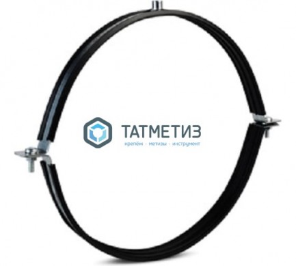 Хомут для воздуховодов D 500мм с уплотнителем М10 |  «ТАТМЕТИЗ» Хомут для воздуховодов D 500мм с уплотнителем М10 -  магазин крепежа «ТАТМЕТИЗ»