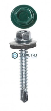 Саморез окраш.кров. 4,8х35 /6026/  (200 шт/уп)  ОМАХ |  «ТАТМЕТИЗ» Саморез окраш.кров. 4,8х35 /6026/  (200 шт/уп)  ОМАХ -  магазин крепежа «ТАТМЕТИЗ»