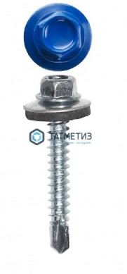 Саморез окраш.кров. 4,8х35 /5010/  (3000 шт/уп)  ТК |  «ТАТМЕТИЗ» Саморез окраш.кров. 4,8х35 /5010/  (3000 шт/уп)  ТК -  магазин крепежа «ТАТМЕТИЗ»