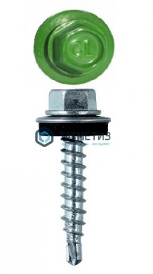 Саморез окраш.кров. 4,8х29 /6018/ |  «ТАТМЕТИЗ» Саморез окраш.кров. 4,8х29 /6018/ -  магазин крепежа «ТАТМЕТИЗ»