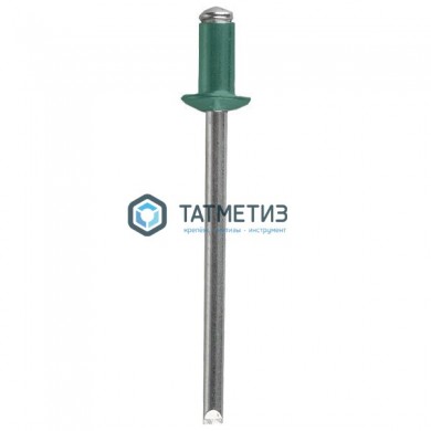 Заклепки ZK ал/ст 4,0x10 RAL 6005 (1000 шт/уп) ТК |  «ТАТМЕТИЗ» Заклепки ZK ал/ст 4,0x10 RAL 6005 (1000 шт/уп) ТК -  магазин крепежа «ТАТМЕТИЗ»