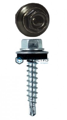 Саморез окраш.кров. 4,8х29 /9005/  (4000 шт/уп)  ТК черный янтарь |  «ТАТМЕТИЗ» Саморез окраш.кров. 4,8х29 /9005/  (4000 шт/уп)  ТК черный янтарь -  магазин крепежа «ТАТМЕТИЗ»