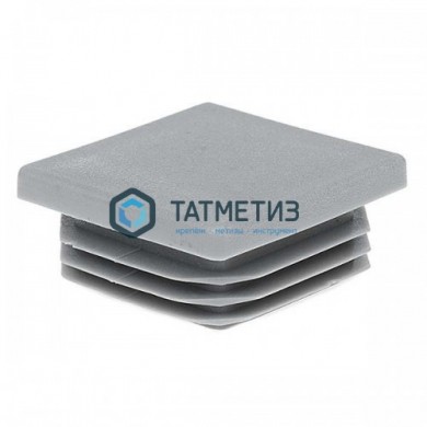 Заглушка для труб квадратная,100 х 100 мм (130 шт/уп) СЕРАЯ |  «ТАТМЕТИЗ» Заглушка для труб квадратная,100 х 100 мм (130 шт/уп) СЕРАЯ -  магазин крепежа «ТАТМЕТИЗ»