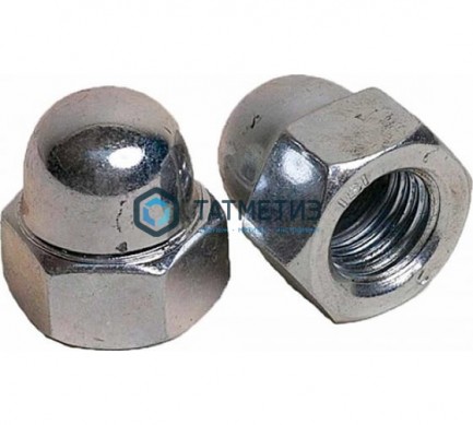 Гайка колпачковая DIN 1587, оц М12 -  магазин крепежа «ТАТМЕТИЗ»