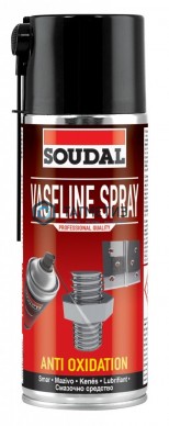Смазка SOUDAL Vaseline Spray, без силикона, 400 мл |  «ТАТМЕТИЗ» Смазка SOUDAL Vaseline Spray, без силикона, 400 мл -  магазин крепежа «ТАТМЕТИЗ»