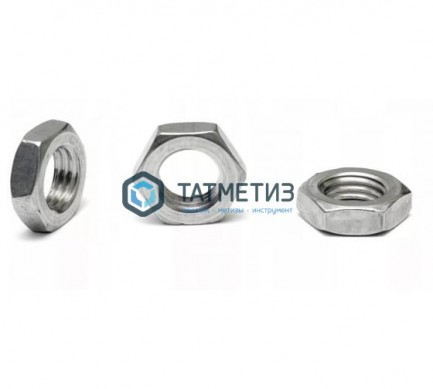 Гайка низкая DIN 439, оц М12 ( 150 шт/уп) ТК | «ТАТМЕТИЗ» Гайка низкая DIN 439, оц М12 ( 150 шт/уп) ТК - магазин крепежа «ТАТМЕТИЗ»