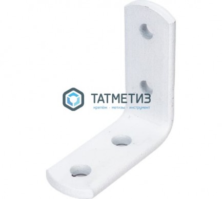 Кронштейн бытовой окрашенный белый 50*50*20*4,0 м |  «ТАТМЕТИЗ» Кронштейн бытовой окрашенный белый 50*50*20*4,0 м -  магазин крепежа «ТАТМЕТИЗ»