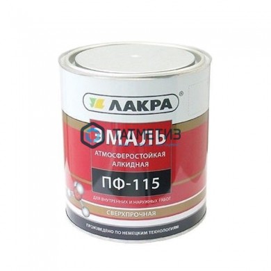 Эмаль ПФ-115  БЕЛАЯ  глянцевая 2,8 кг-. /6  ЛАКРА  (RAL 1015) |  «ТАТМЕТИЗ» Эмаль ПФ-115  БЕЛАЯ  глянцевая 2,8 кг-. /6  ЛАКРА  (RAL 1015) -  магазин крепежа «ТАТМЕТИЗ»