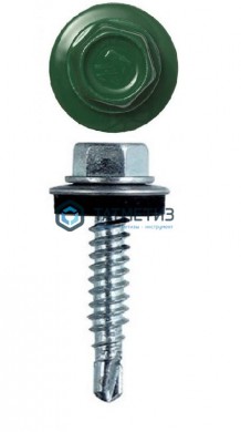 Саморез окраш.кров. 5,5х25 /6005/  (3000 шт/уп)  КК -  магазин крепежа «ТАТМЕТИЗ»