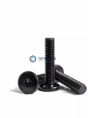 Винт с плоской головкой и внутр 6-гр, оксид  6х 60 |  «ТАТМЕТИЗ» Винт с плоской головкой и внутр 6-гр, оксид  6х 60 -  магазин крепежа «ТАТМЕТИЗ»
