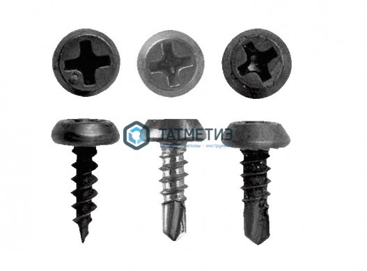 Саморез 3,5х11 сверло цинк (25 000 шт/уп) КК |  «ТАТМЕТИЗ» Саморез 3,5х11 сверло цинк (25 000 шт/уп) КК -  магазин крепежа «ТАТМЕТИЗ»