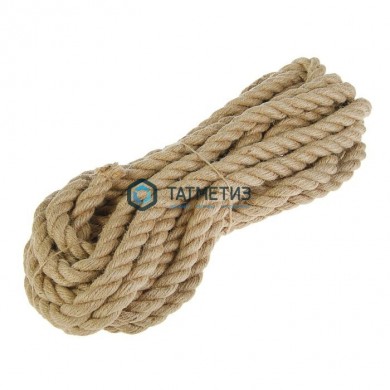 Канат крученый джутовый 16 мм |  «ТАТМЕТИЗ» Канат крученый джутовый 16 мм -  магазин крепежа «ТАТМЕТИЗ»