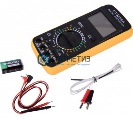 Мультиметр DT 9208A |  «ТАТМЕТИЗ» Мультиметр DT 9208A -  магазин крепежа «ТАТМЕТИЗ»