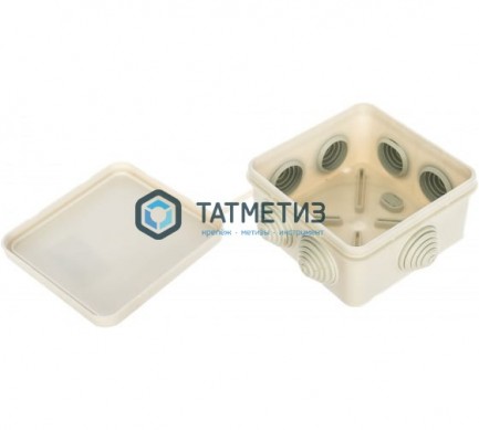 Коробка распр. ОП 100х100х50мм, IP55, нар. монтаж, HEGEL |  «ТАТМЕТИЗ» Коробка распр. ОП 100х100х50мм, IP55, нар. монтаж, HEGEL -  магазин крепежа «ТАТМЕТИЗ»