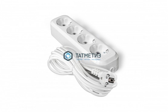 Удлинитель бытовой 4х5м с заземл. 10А, ПВС 3x0,75, UNIVersal У10-555 |  «ТАТМЕТИЗ» Удлинитель бытовой 4х5м с заземл. 10А, ПВС 3x0,75, UNIVersal У10-555 -  магазин крепежа «ТАТМЕТИЗ»