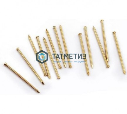 Гвозди NFL-LU 1,2х30 латун (5 кг) |  «ТАТМЕТИЗ» Гвозди NFL-LU 1,2х30 латун (5 кг) -  магазин крепежа «ТАТМЕТИЗ»