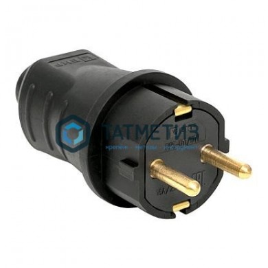 Эл.вилка прямая с/з каучук Navigator NCA-PLR02-16A-E-IP44-BL |  «ТАТМЕТИЗ» Эл.вилка прямая с/з каучук Navigator NCA-PLR02-16A-E-IP44-BL -  магазин крепежа «ТАТМЕТИЗ»