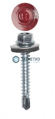 Саморез окраш.кров. 4,8х35 /3011/ DAXMER MS (10х250) |  «ТАТМЕТИЗ» Саморез окраш.кров. 4,8х35 /3011/ DAXMER MS (10х250) -  магазин крепежа «ТАТМЕТИЗ»
